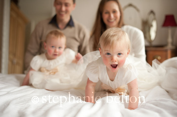 Twin baby photo session in St Albans