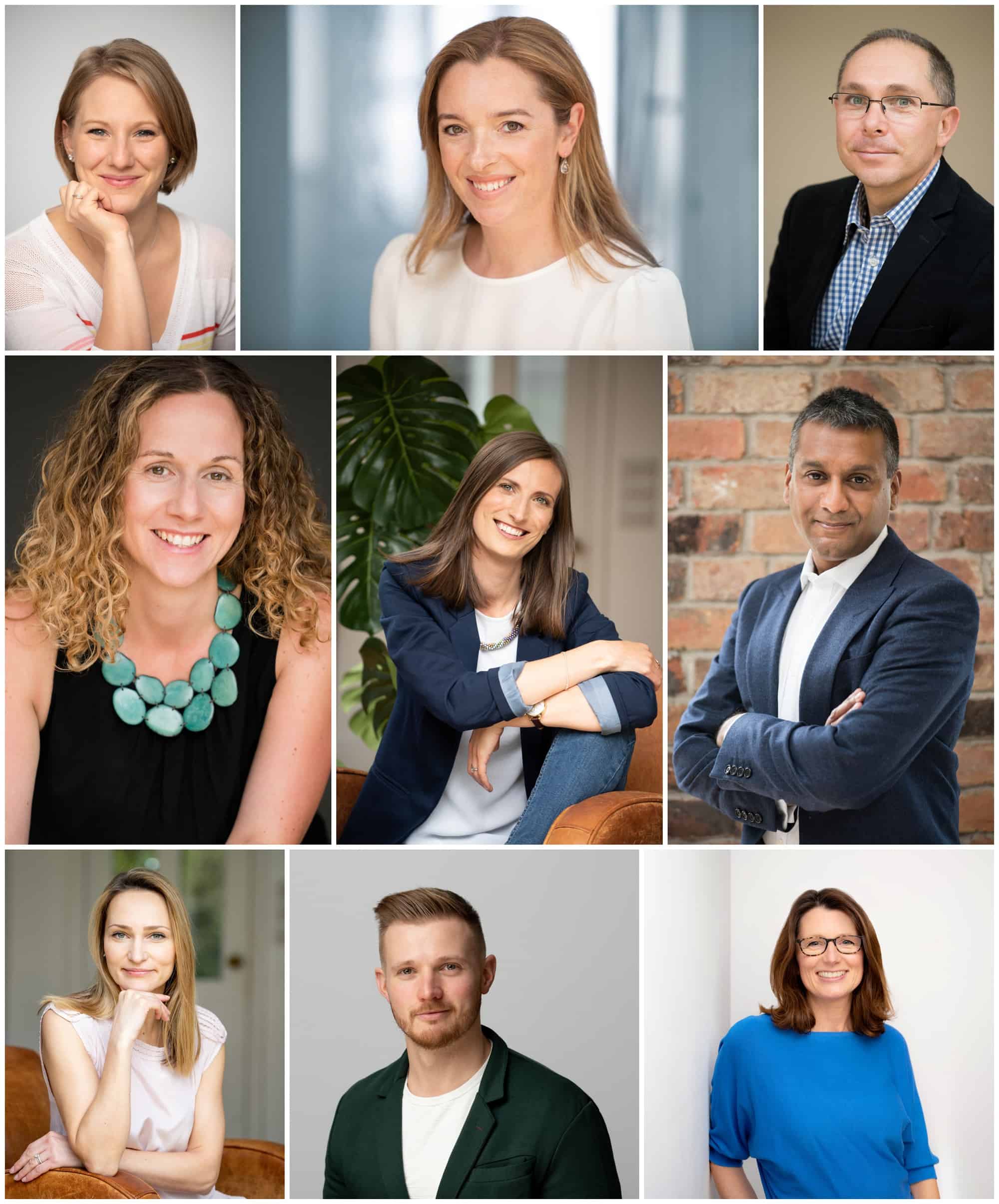 Examples of professional headshots for LinkedIn